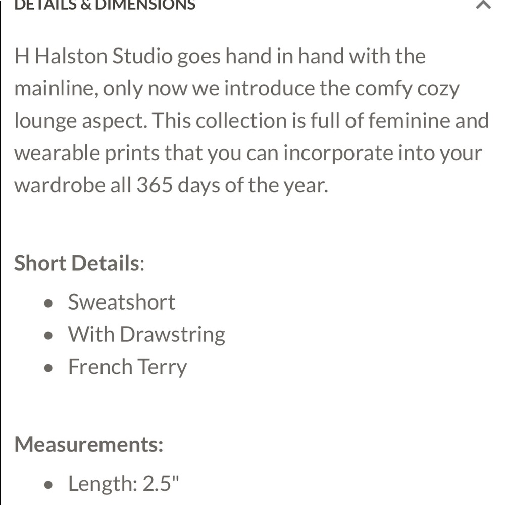 NWT $79 H Halston Studio Short with Drawstring - Picture 3 of 7